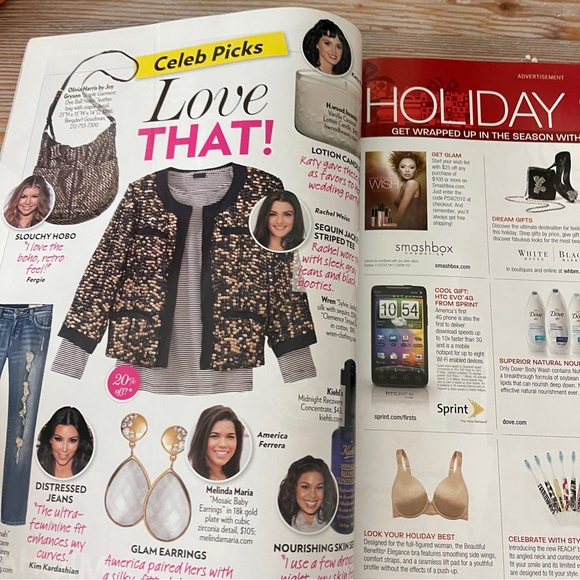 People Style Watch Magazine - Zoe Saldana Cover, December 2010 Issue - Picture 7 of 16